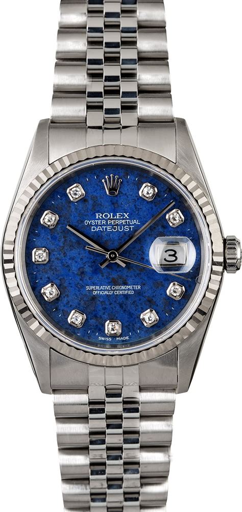 rolex datejust sodalite.